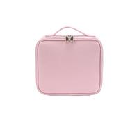Borsa per il trucco professionale con divisori rimovibili Grande Capacità Doppio Strato Cosmetico Organizer Bag Impermeabile PU Borsa da toilette per pennelli da trucco e cosmetici Custodia da viaggio