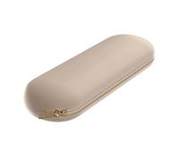 Borsa Per Il Trucco Silicone Makeup Brush Storage Bag Waterproof Organizer Travel Holder Storage Makeup Brushes Portable Cosmetic Bag Makeup Tools Borsa Cosmetica(Khaki)