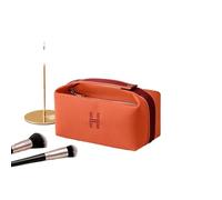 Borsa Per Il Trucco Simple Waterproof Canvas Makeup Pouch Fashion Cosmetic Case For Women Makeup Organizer Toiletry Bag Travel Cosmetics Bags Borsa Cosmetica(A1)