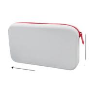 Borsa Per Il Trucco Small Square Silicone Cosmetic Storage Bag Large Capacity Travel Makeup Brush Holder Portable Cosmetic Waterproof Organizer(Light Gray)