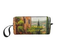 Borsa per il trucco stampata toscana Italia semplice borsa cosmetica da viaggio borsa cosmetica impermeabile borsa da toilette organizer per donne mamma ragazze