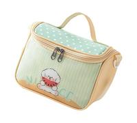 Borsa per il trucco trasparente in PVC con gancio rinforzato spaziosa da viaggio per doccia Rudiments Hotel Bagno attività all'aperto Hotel Bagno Borsa da toilette sospesa, Macaron Anguria D, Taglia