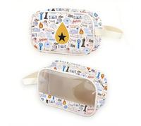 Borsa per il trucco trasparente ispirata all'album cantante con testi delle canzoni e dei fan della musica, idea regalo per plettri per chitarra, Uccidere Mb Uk2, BORSA