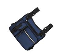 Borsa per imbracatura compatta e funzionale con scomparti con cerniera Costruzione in nylon resistente agli strappi per la borsa per gilet in nylon per avventure in città