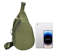 Borsa per imbracatura da uomo, sacca per il torace maschile,Cinghie regolabili Multi tasca PACCHETTO PERCHIO | Porta del telefono di moda con sacchetto per la cintura da corsa per viaggiare per il via