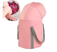 Borsa per immersione - Lavabo pieghevole da 25 pollici, design con copertura per il ginocchio, struttura in materiale spesso impermeabile | Vasca idromassaggio portatile per i piedi, per lavanderia, v