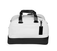 Borsa per indumenti sportivi, borsa per indumenti con tracolla regolabile PU borsa da golf con molteplici borsone sportivo, borsa da palestra, borsa sportiva, bianco, borsa per indumenti sportivi