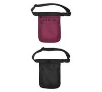 Borsa Per Infermiere Da 2 Pezzi, Borsa Per Infermiere Portatile, Borsa Per Infermiere Multiscomparto, Marsupio Regolabile (Nero, Viola)