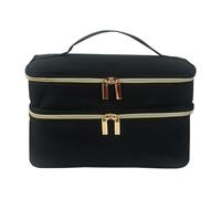 Borsa per Kit da Cucito a Doppio Strato, Organizer per a-ccessori da Cucito a Doppio Strato, Vuota Scatola da Cucito con Scomparti, Borsa Portaoggetti per Strumenti da Cucito, Articoli da Cucito