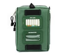 Borsa per kit di pronto soccorso portatile, custodia per kit di pronto soccorso vuota multifunzionale a strati per esterni per interni, per campeggio, escursionismo, caccia, viaggi, avventure in auto