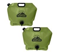 Borsa per l ' acqua portatile con rubinetto Secchio pieghevole Contenitore per acqua potabile Sacchetti a tenuta Portaoggetti Secchio pieghevole per esterni Stoccaggio per escursioni Sacchetti