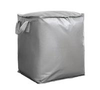 Borsa per la biancheria con cerniera, extra large, riutilizzabile, per traslochi, shopping e lavanderia, con cerniera e manico, per vestiti, piumini, coperte, biancheria da letto