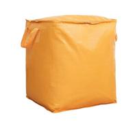 Borsa per la biancheria con cerniera, extra large, riutilizzabile, per traslochi, shopping e lavanderia, con cerniera e manico, per vestiti, piumini, coperte, biancheria da letto