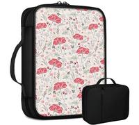 Borsa per la Bibbia con fiori di tarassaco rosa, grande custodia per la Bibbia per donne e uomini, borsa multifunzionale per la chiesa, protezione per la Bibbia, con manico, tasca con cerniera, regalo