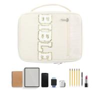 Borsa per la Bibbia da viaggio - 32 cm borsa portatile per il trasporto della Bibbia, spaziosa unità organizer, materiale leggero, impermeabile, per insegnanti, studenti, lavoro in chiesa, uso