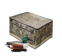 Borsa per la Caccia all' - Borsa con dodici Scomparti per la Caccia alle Anatre, Borsa Protettiva con 12 Scomparti | Stampa Mimetica, Tracolla Imbottita e Regolabile, scarichi a Pavimento, Tas