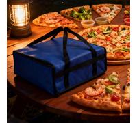 Borsa per la consegna della pizza Borsa isolata per la consegna di cibo il