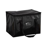 Borsa per la consegna di cibo - Tote di drogheria riutilizzabile isolata termica, organizzatore di consegna con cerniera | Borsa di ritenzione a freddo a caldo, portatore di raffreddamento portatile,