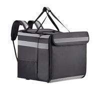 Borsa per la consegna, zaino da asporto, scalda pizza, sacchetti per alimenti, 41 × (30-41) × 45 cm, mantiene gli alimenti caldi o freddi, isolamento termico per campeggio, picnic, escursionismo