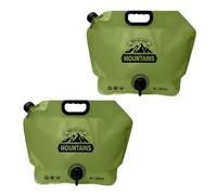 Borsa per la conservazione ' acqua da campeggio da 8 litri Secchio pieghevole con rubinetto Borsa per contenitore ' acqua potabile Attrezzatura da campeggio all ' aperto Portatile con rubinetto