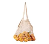 Borsa per la conservazione dei prodotti Pratica borsa per la casa pieghevole in rete cotone per frutta e verdura