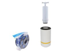 Borsa per la conservazione del filamento della stampante 3D PLA ABS PETG Asciugatrice per sacchetti sottovuoto Custodia sigillante resistente all'umidità compatibile con stampanti 3D(5 Vacuum Bags)