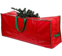 Borsa per la conservazione di alberi di Natale artificiali, smontati, fino a 2,6 m di altezza, resistente, impermeabile, con cerniera e manici per il trasporto