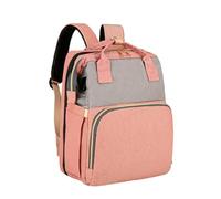 Borsa per la maternità facile: zaino per il cambio dello zaino, grande capacità portatile con scomparti per viaggi, auto, casa e aereo, molto spazio disponibile, rosa, Consulte la descripción, Vedere