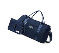 Borsa per la mummia Borsa da fitness Borsa da viaggio Borsa da viaggio Borsa da allenamento di grande capacità Borsa elegante per la notte Borsa per i fine settimana Borsa sportiva, Colore: blu.