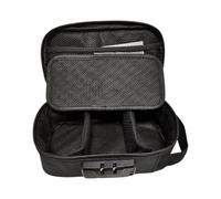 Borsa per la prova degli odori - Custodia per file con serratura - Borsa di memoria portatile multifunzione organizer per documenti da viaggio e da viaggio