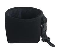 Borsa per la pulizia delle palline da golf, impermeabile, con clip staccabile, per uomini e donne, per riempire la calza della Befana, compleanno, papà e allenamento, Nero, Refer to
