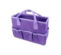Borsa per la pulizia, in tessuto Oxford 600D, resistente, organizer per la pulizia, per casa, scuola, ufficio (viola)