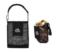 Borsa per la Raccolta dei Funghi - Rete per la Liberazione delle Spore - Pieghevole - Resistente e Lavabile - Tracolla Regolabile - Per la Raccolta di Frutta - 42 x 36 cm - Piegata 21 x 17 cm.