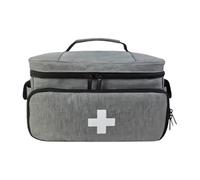 Borsa per la salute domestica: borsa per forniture mediche, Borsa da viaggio in medicina | Medicine Storage Organizer Bols, borse infermieristiche con divisori rimovibili per la cura, Grigio, Consulte