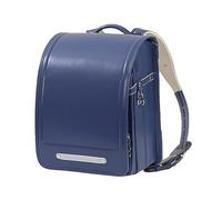 Borsa per La Scuola di Grande capacità, Zaino in Stile Giapponese, Protezione dalla Colonna Vertebrale/Resistenza all'Usura, Copertura Impermeabile PU, 24 * 15 * 33 Cm,A