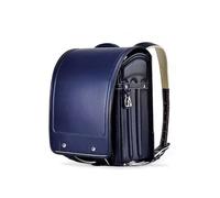 Borsa per La Scuola Giapponese di Grande capacità, Materiale PU Impermeabile, Comprese Le Tasche A Maglie + Tasca con Cerniera,D,27 * 18 * 34cm