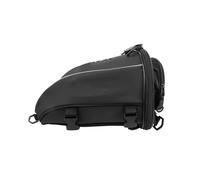 Borsa Per La Sella Della Moto Borsa Da Viaggio Rigida Impermeabile Sedile Posteriore Della Motocicletta Fibra Carbonio Con Struttura Riporre Bagagli(Type B Black)