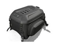 Borsa Per La Sella Della Moto Borsa Posteriore Per Moto, Borsa Interna Impermeabile Da 23L-35L, Borsa Posteriore Espandibile, Zaino Rigido(Matte Black)