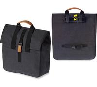 Borsa per la spesa Basil Urban Dry, impermeabile charcoal melee 20 litri