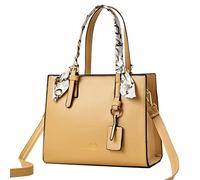Borsa per la spesa da donna, alla moda, borse da donna, borsa a tracolla, borsa in pelle per chitarra borse Gig Back per 39, giallo., taglia unica