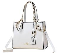 Borsa per la spesa da donna, alla moda, borse da donna, borsa a tracolla, borsa in pelle per chitarra borse Gig Back per 39, bianco, taglia unica