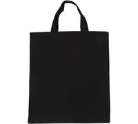 Borsa per la spesa, dimensioni 38 x 42 cm, colore nero, 1 pezzo