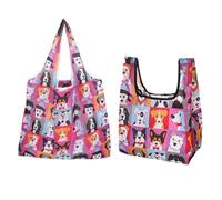 Borsa Per La Spesa Per Cani Dei Cartoni Animati Da 1 Pezzo E Borsa Per Il Pranzo Per Cani Dei Cartoni Animati Da 1 Pezzo, Borsa Di Stoccaggio Pieghevole Portatile