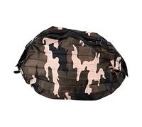 Borsa per la spesa pieghevole di grande capacità borse portatili portatile Borsa di drogheria riutilizzabile per viaggi in spiaggia di Oxford tessuto 40x40cm ecologico (Mimetico verde)