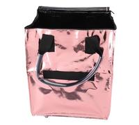 Borsa per la Spesa Pieghevole Riutilizzabile Borsa per la Spesa Portatile di Grande capacità con Ruote per Acquisti Ecologici (Oro rosa)