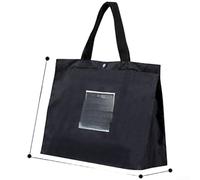 Borsa per la spesa riutilizzabile in tessuto Oxford offre ampio spazio per generi alimentari e oggetti personali per stili di vita (extra large)