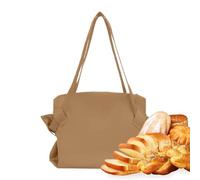 Borsa per la spesa riutilizzabile, portatile, pieghevole, per fiere, picnic, supermercati, traslochi, campeggio, lezioni di fitness, cachi, Refer to description