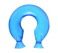 Ｚｉａｌｏｆｉ Borsa per L'acqua Calda per Il Collo Scaldacollo per Collo E Spalle Borsa Scaldacollo Spessa a Tenuta Stagna Comodo Coperchio a Vite 1400ml a Forma di, Blu