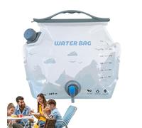 Borsa per l'acqua - Contenitore portatile per l'acqua, 8 l, a prova di perdite, pieghevole, per auto, escursionismo, giardino, casa, esterni, prevenzione incendi e viaggi