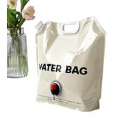 Borsa per l'acqua da campeggio, 8,5 l, morbida, pieghevole, con beccuccio | Borsa dispenser d'acqua per escursioni, picnic, pesca, viaggi su strada, alpinismo, viaggi, concerti, eventi